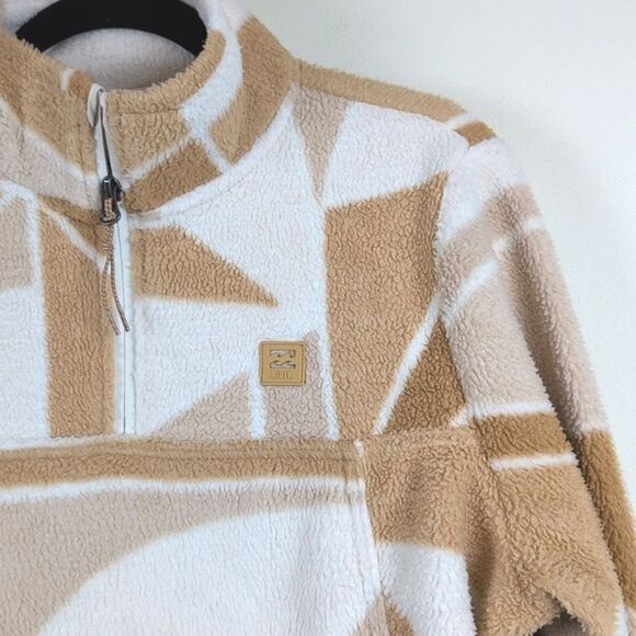 Billabong Adventure Division Boundary Mock Neck Quarter Zip Fleece Jacket Size L - Picture 4 of 11
